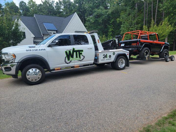 Cary Towing Services : WTF Towing Ensures Your Safety